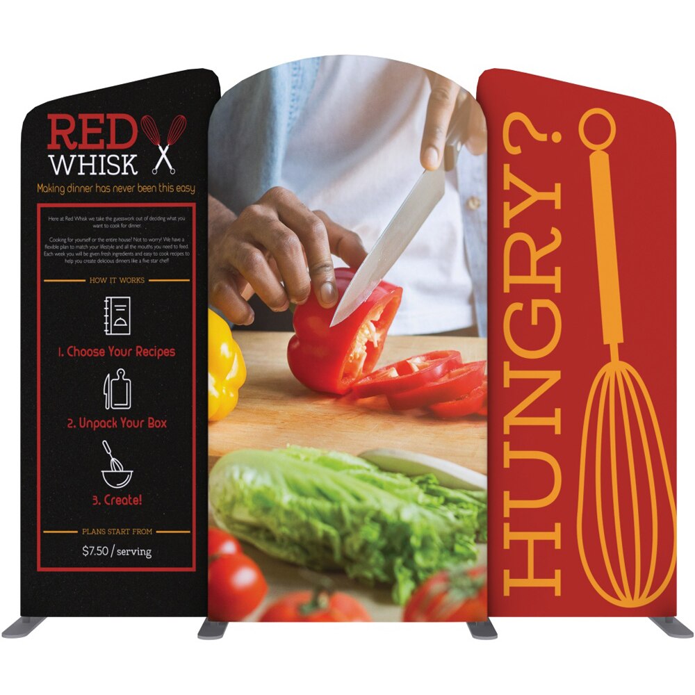 EZ Tube® Connect 10 ft. Kit B (3 x 4 x 3 ft) — Single Sided Graphic Package